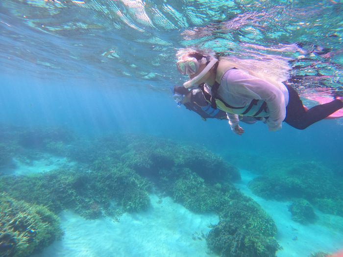 透明度アップの海