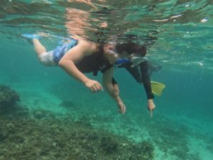 初シュノーケリングは78歳お母さん！ご旅行最終日も初日も方も楽しんだ水中世界