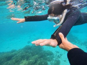 海に対して不安あり！ながらもリクエストは浮かん卒業、一人で泳ぎたい！