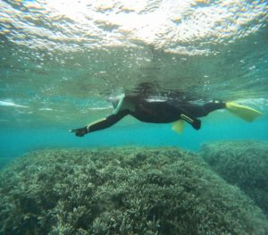 天気は切り替わりの雨。。。の中楽しんだシュノーケリング！