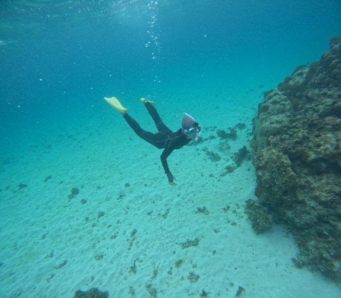 初日からアクセル全開で潜る