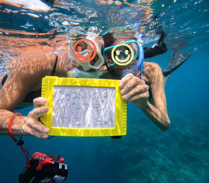 お誕生日、スキンダイビング