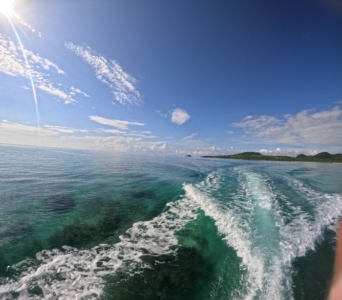 青い空、青い海!