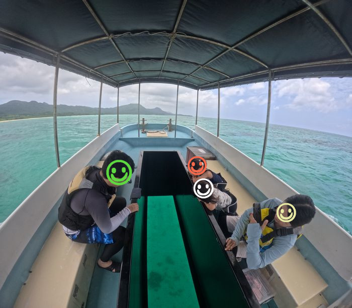 グラスボートで楽しむ