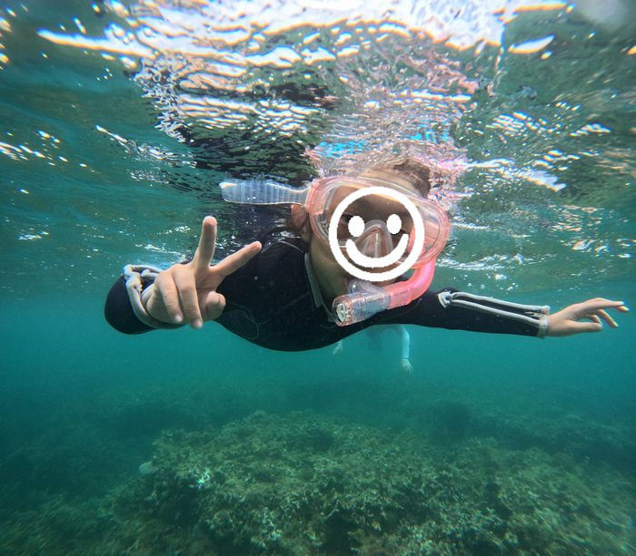 マスクデビュー、軽く成功