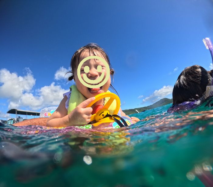 ニッコリ笑顔の登場