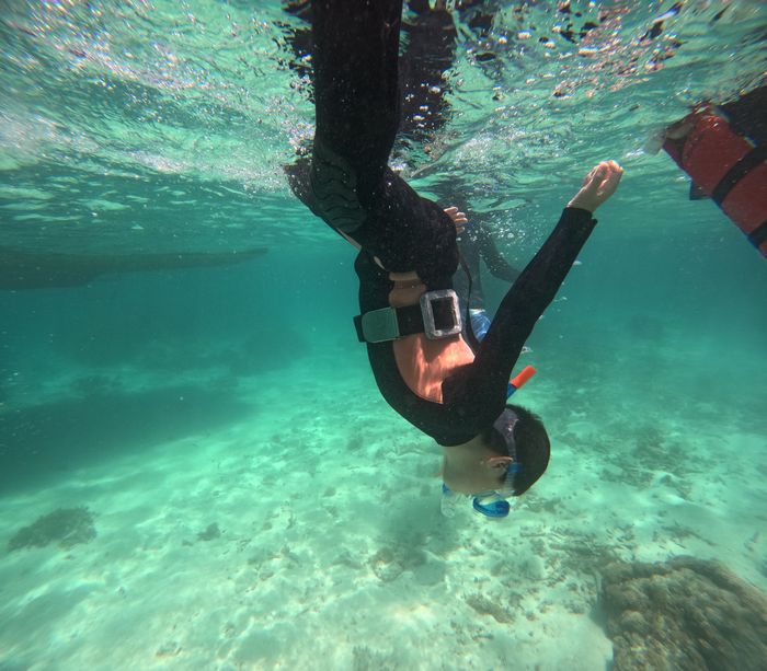 小学二年生！素潜りトライ