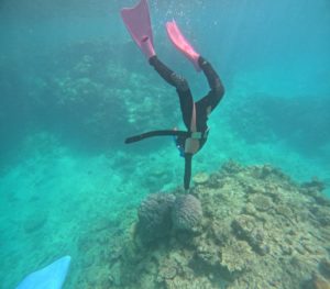 台風前の滑り込みシュノーケリングは家族で笑顔いっぱいツアー！