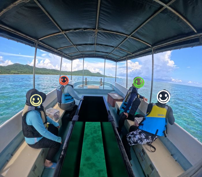 旅行初日と最終日の方々