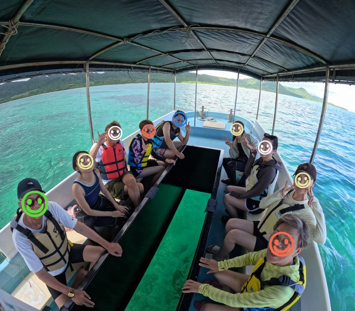 三世代でシュノーケリング