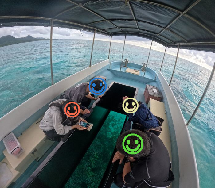 初心者さんシュノーケリング