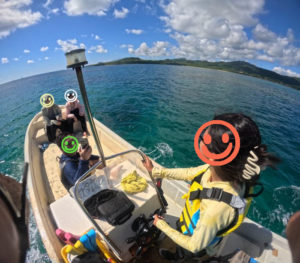 家族水入らずの貸切シュノーケリング♪