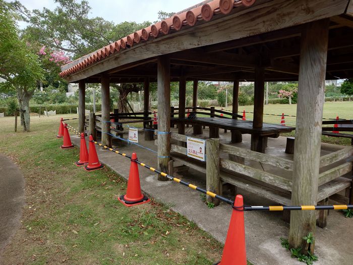 笹川の休憩場所が