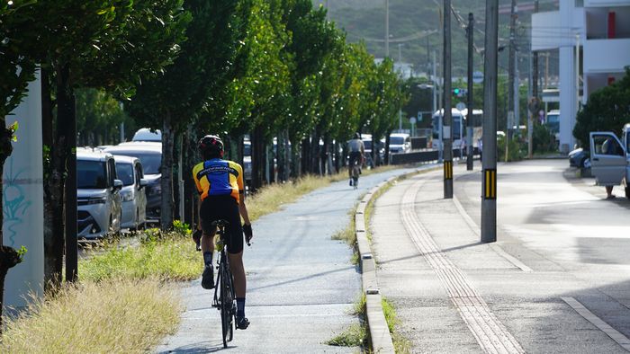 ツールド沖縄レース後　長男