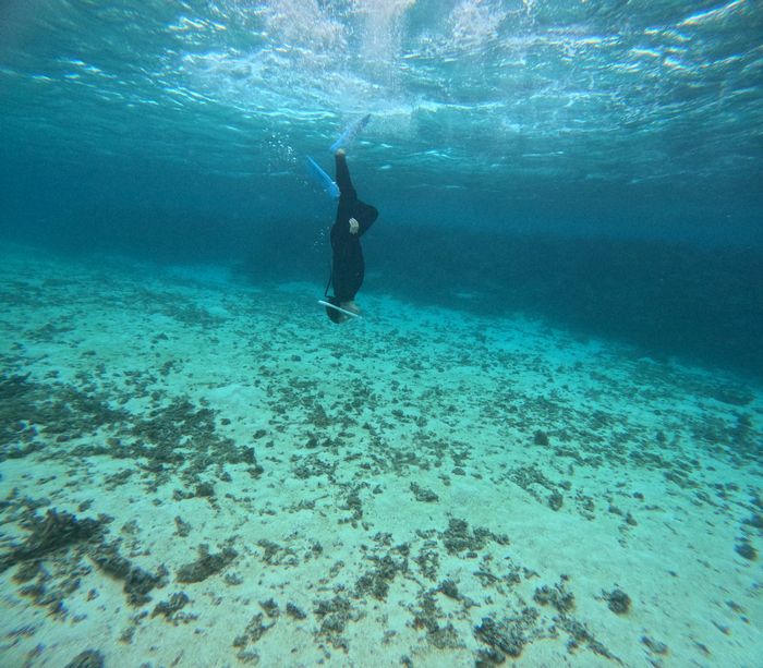 真下に下りるM喜旦那さんも軽やかです