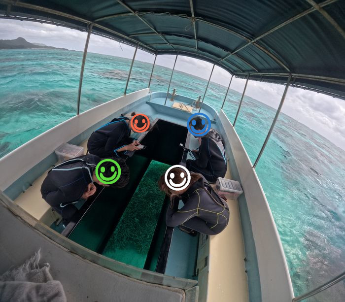 まずはグラスボートでイメージ