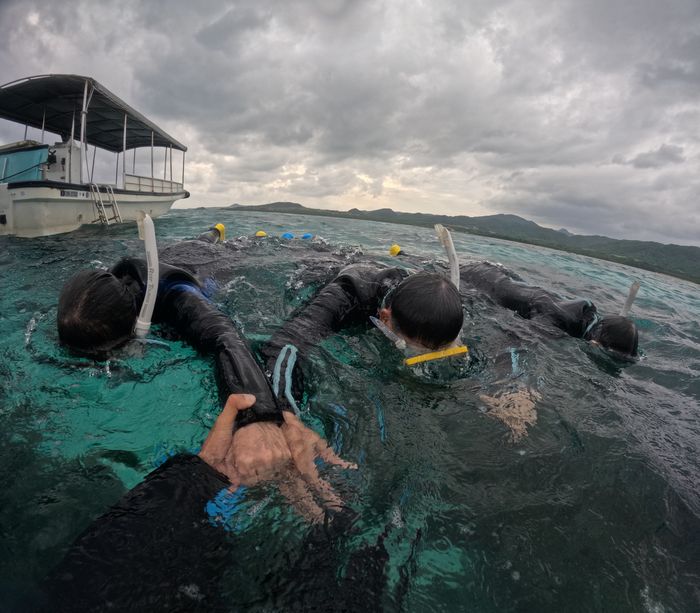 まずは入水チェック