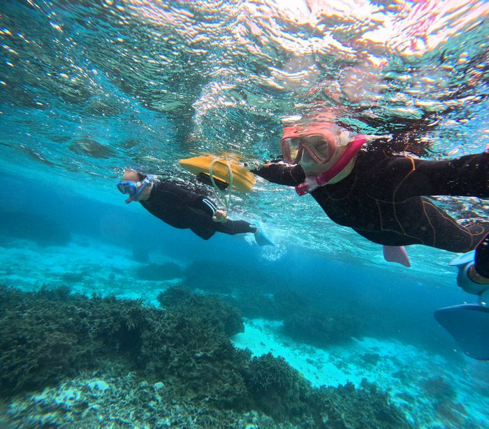 初石垣島初シュノーケリング、初沖縄