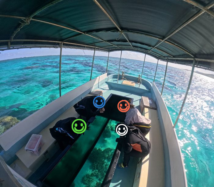 グラスボートで楽しむ