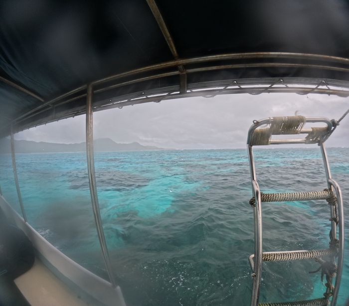 まだ海は荒れていません