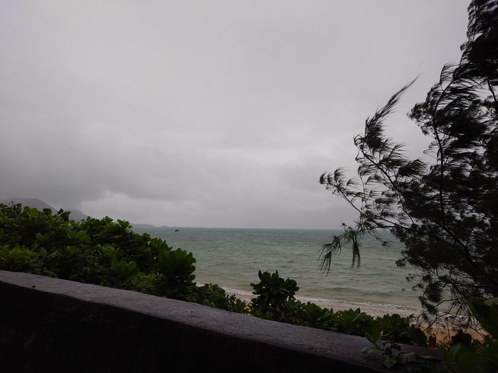 元旦から荒波、強風