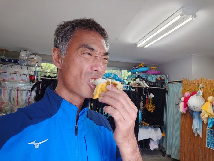 冬の島バナナはおいしくない。。