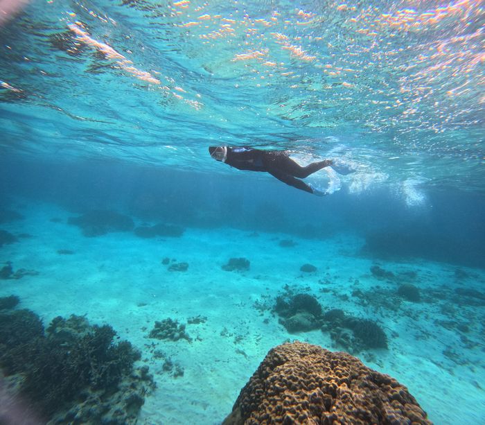 クリア、透明度高すぎる海