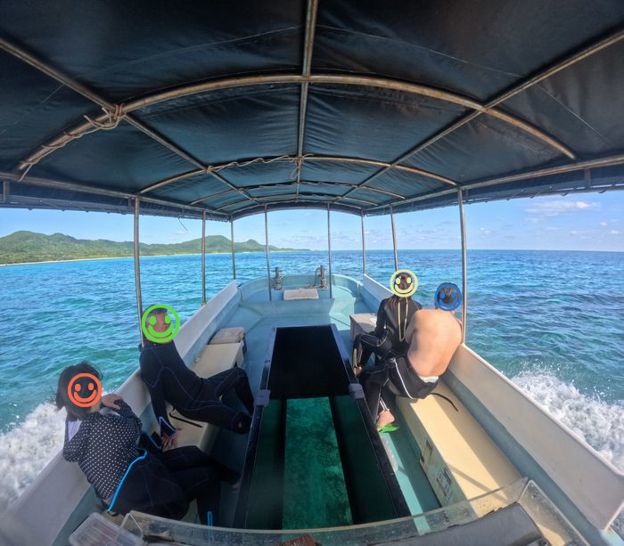皆さんご旅行初日！到着日シュノーケリング