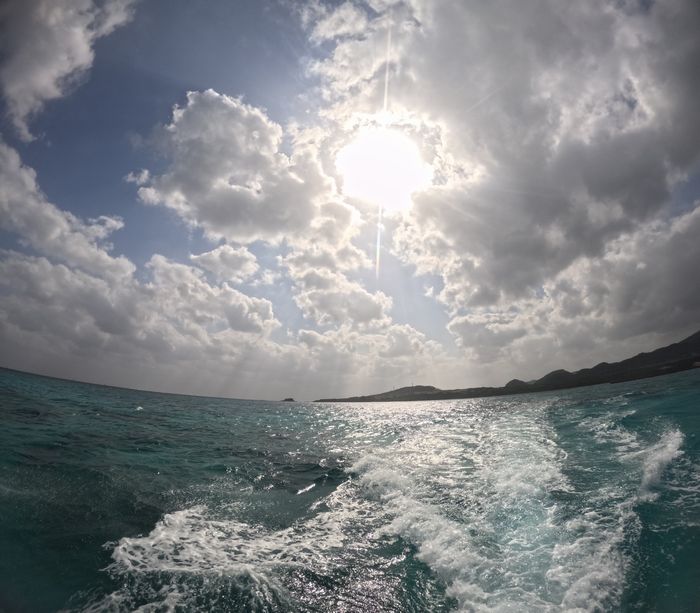 天気は晴れていますが