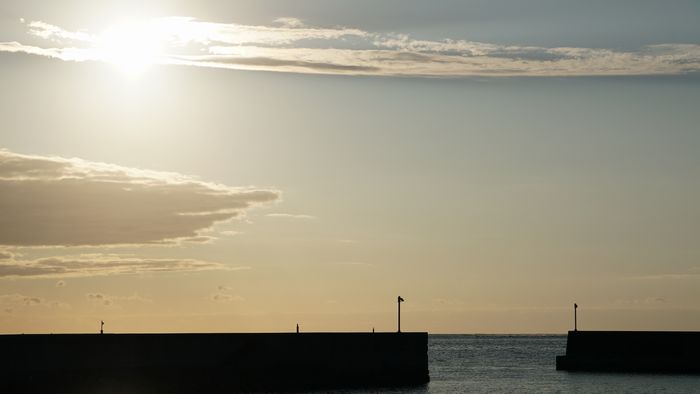 朝日が全然間に合わなかった人の写真