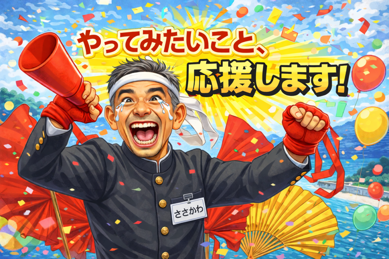 スタッフ笹川応援します!