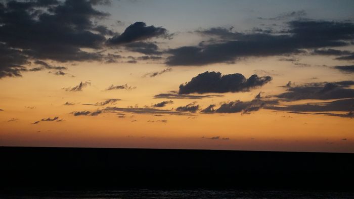 朝焼けは残念な日