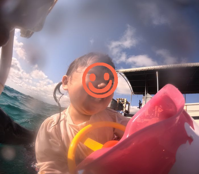 満面の笑顔！2歳