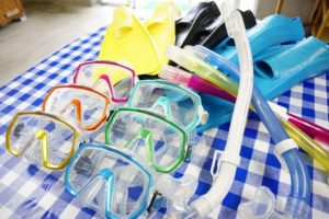 やっぱりダメでしたっ！台風にはかてません。シュノーケリングは中止です。