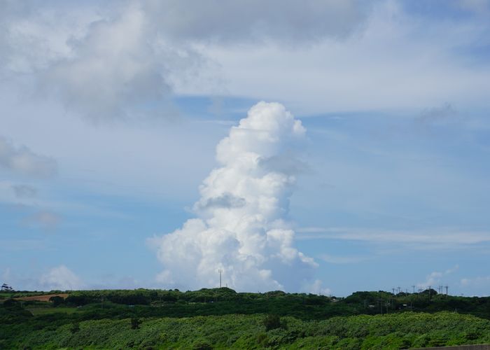 夏雲登場、ベストコンディションの石垣島です