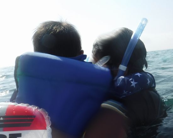 最初は、怖がるダイキ君です。