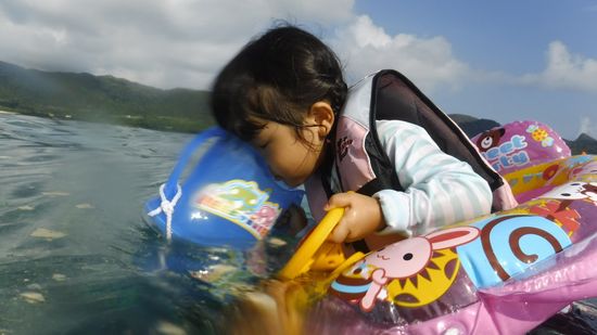 笑い声が常に響いています。ヒナタちゃんです。