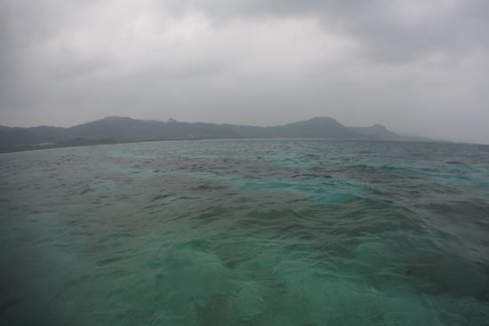 あいにくの曇り模様です