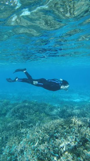 ガツンと素潜りのT原さんです。