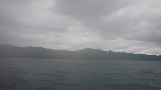 あいにくの曇り模様です。