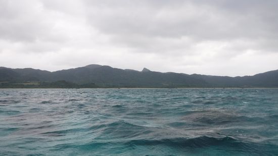 あいにくの曇り模様です。