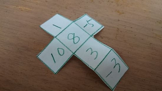 サイコロ作ってみました。