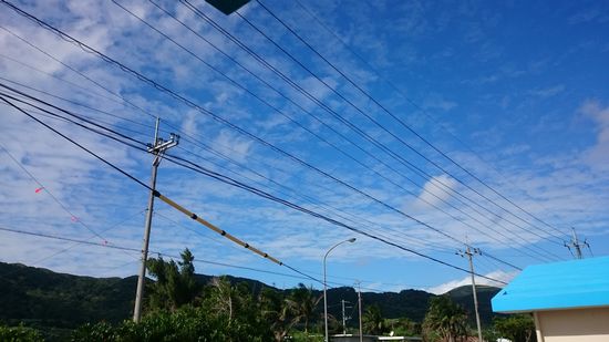 シュノーケルツアー後には、晴れですよ。。。