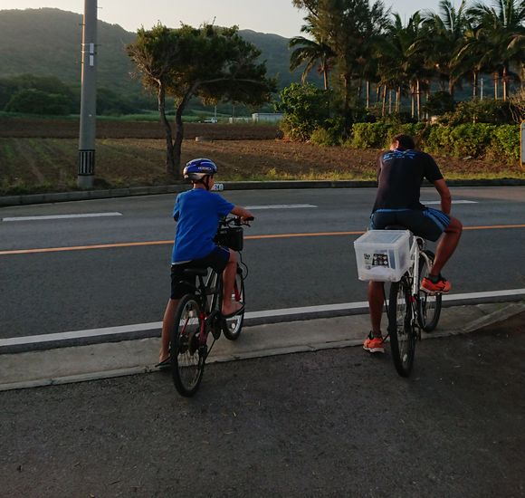 さぁ今から集落一周です