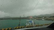 雨の伊野田漁港