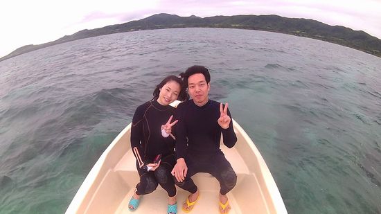 初石垣島旅行のRさんとT窪さんです