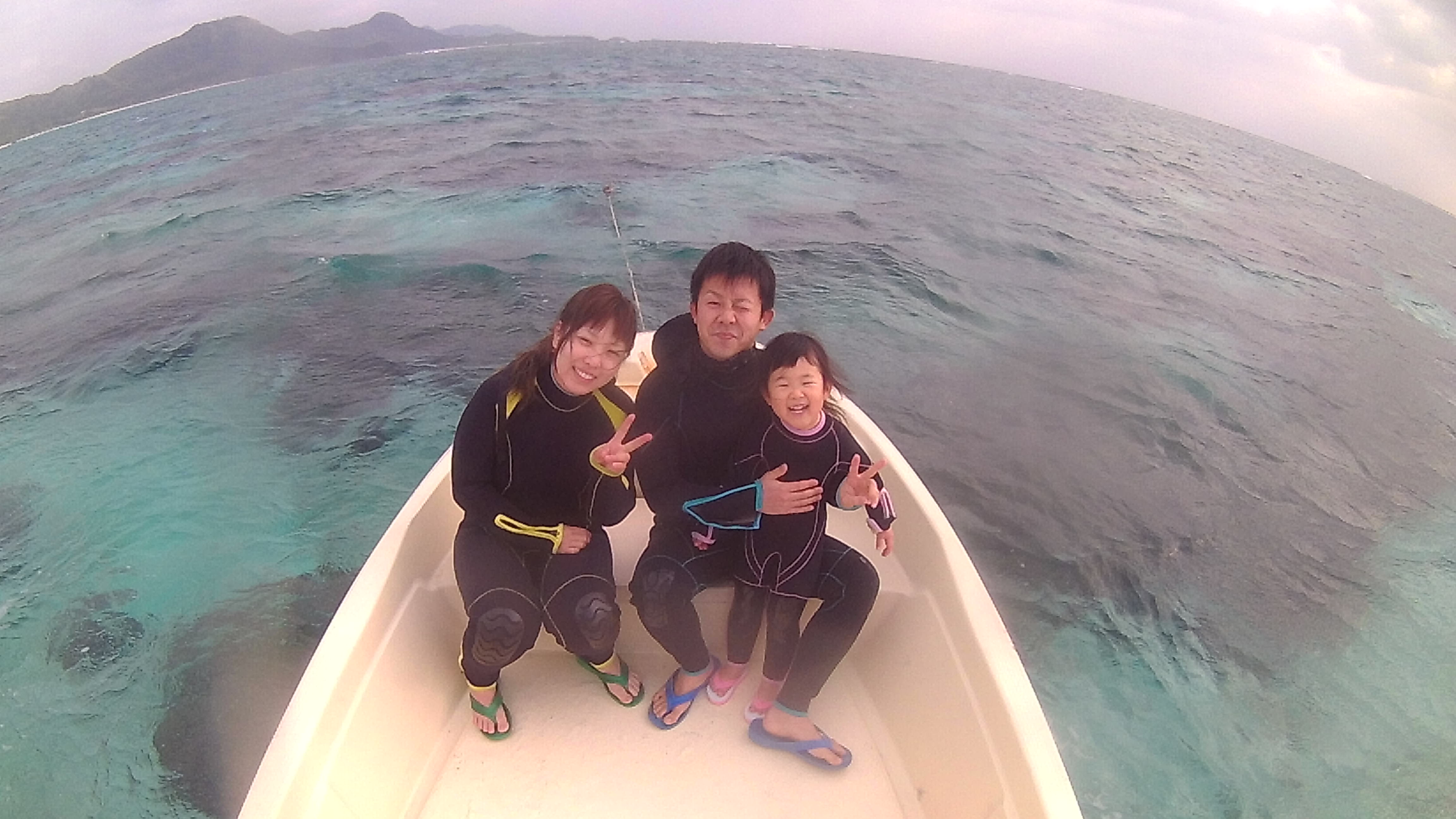 M村さんご家族です