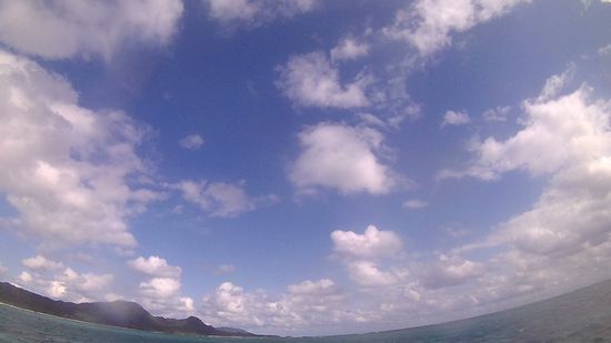 晴れ間の登場です