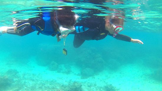 お母さんも余裕をもって楽しんでいます。