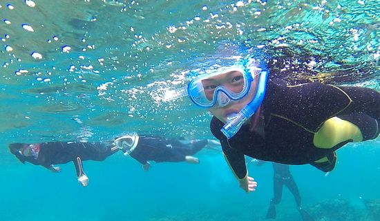 さぁみなん泳ぎ始めて行きます!